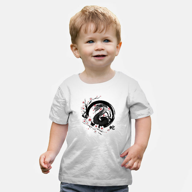 Year Of The Wood Snake-Baby-Basic-Tee-DrMonekers