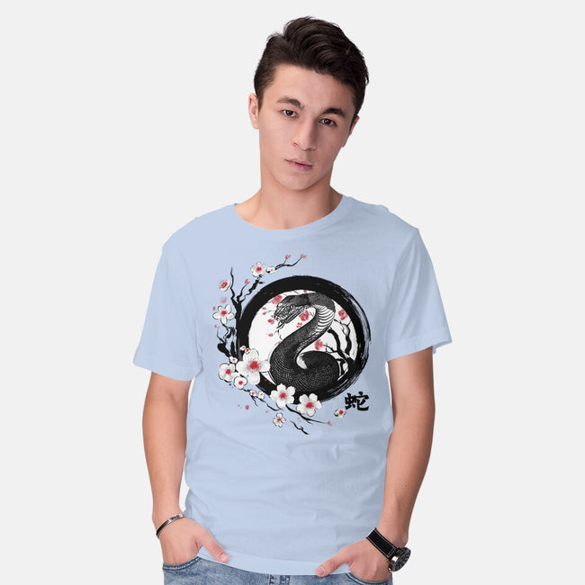 Year Of The Wood Snake-Mens-Basic-Tee-DrMonekers