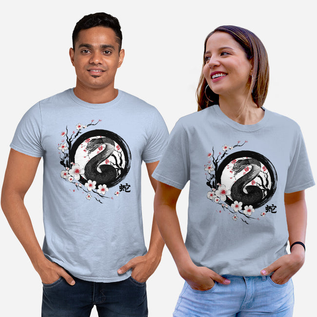 Year Of The Wood Snake-Unisex-Basic-Tee-DrMonekers