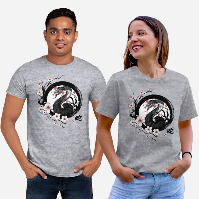 Year Of The Wood Snake-Unisex-Basic-Tee-DrMonekers