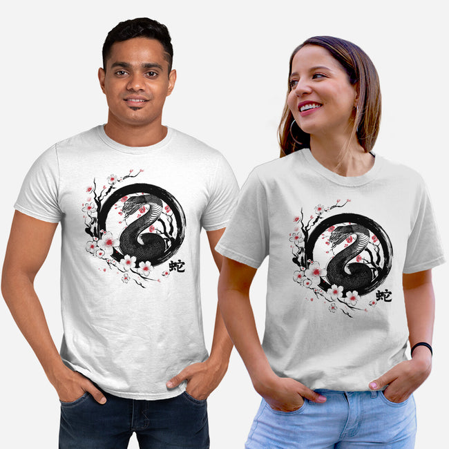 Year Of The Wood Snake-Unisex-Basic-Tee-DrMonekers