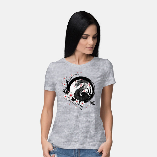 Year Of The Wood Snake-Womens-Basic-Tee-DrMonekers