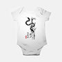 Year Of The Snake Sumi-e-Baby-Basic-Onesie-DrMonekers