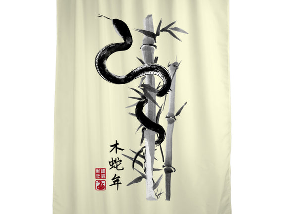 Year Of The Snake Sumi-e