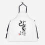 Year Of The Snake Sumi-e-Unisex-Kitchen-Apron-DrMonekers