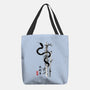 Year Of The Snake Sumi-e-None-Basic Tote-Bag-DrMonekers