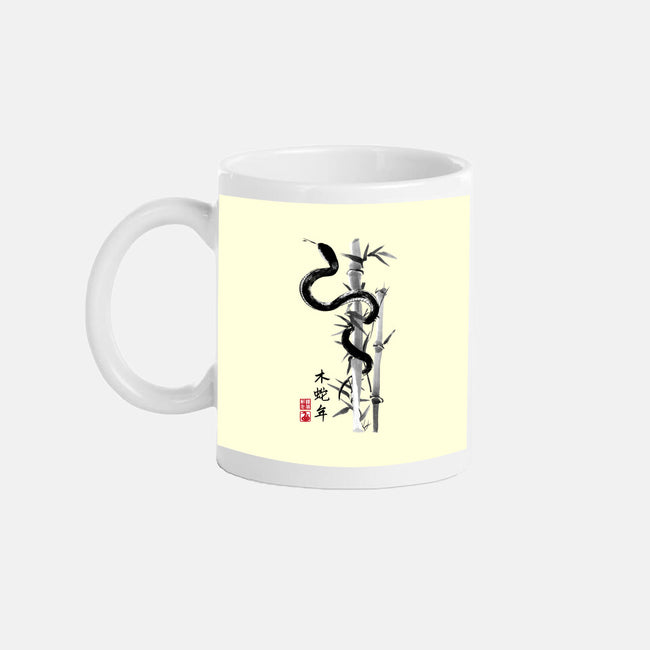 Year Of The Snake Sumi-e-None-Mug-Drinkware-DrMonekers