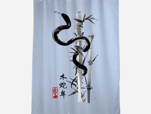 Year Of The Snake Sumi-e