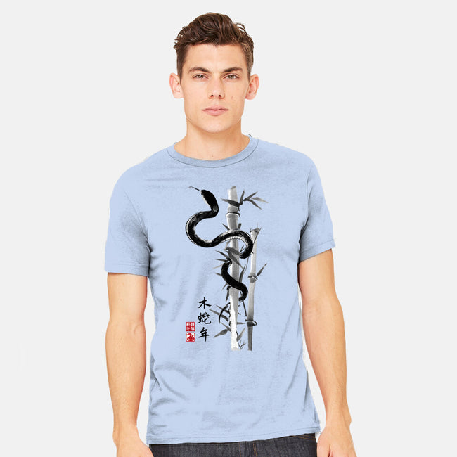 Year Of The Snake Sumi-e-Mens-Heavyweight-Tee-DrMonekers