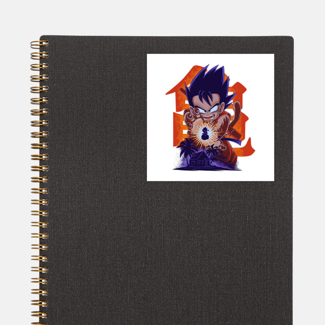 Saiyan Kid-None-Glossy-Sticker-rmatix