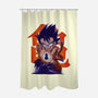 Saiyan Kid-None-Polyester-Shower Curtain-rmatix