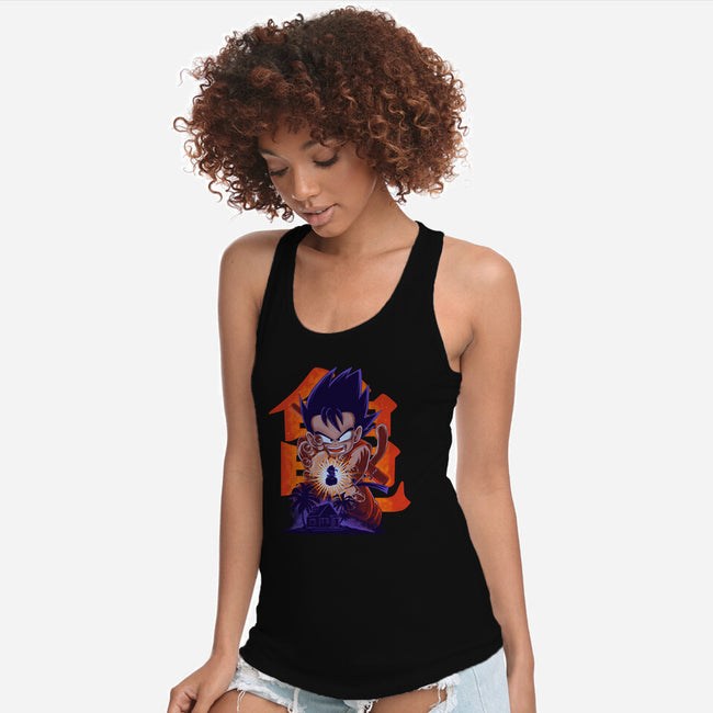 Saiyan Kid-Womens-Racerback-Tank-rmatix