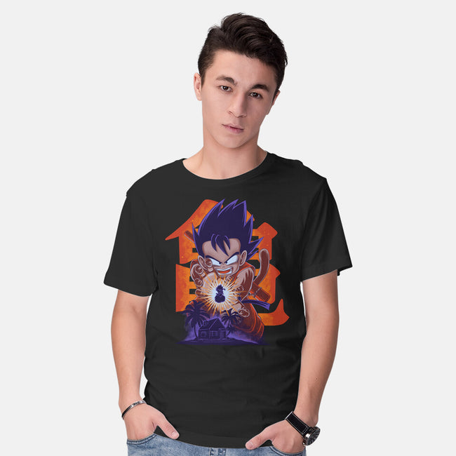 Saiyan Kid-Mens-Basic-Tee-rmatix