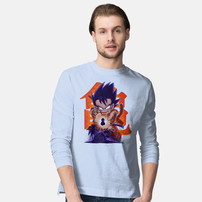 Saiyan Kid-Mens-Long Sleeved-Tee-rmatix