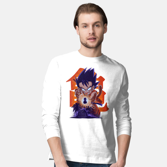 Saiyan Kid-Mens-Long Sleeved-Tee-rmatix