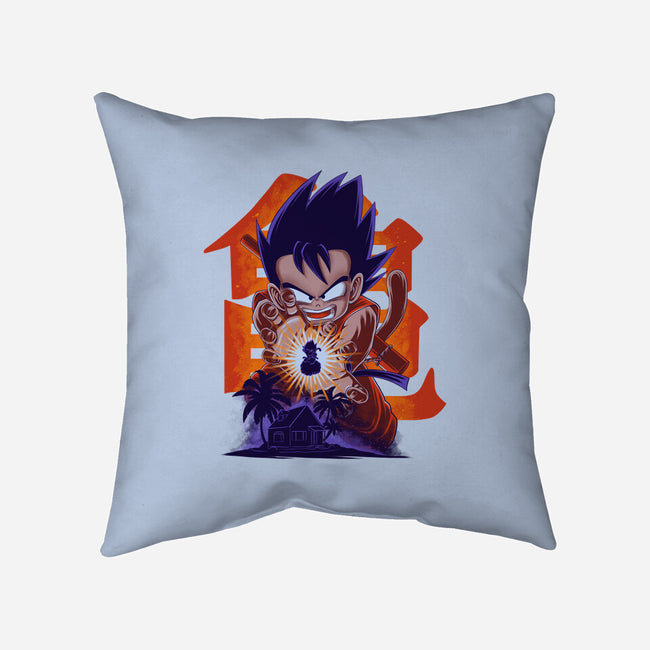 Saiyan Kid-None-Removable Cover w Insert-Throw Pillow-rmatix