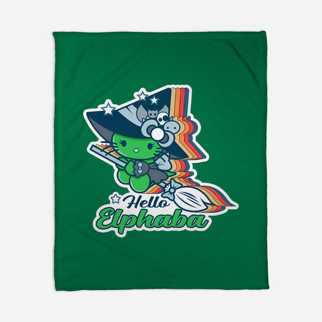 Hello Elphaba-None-Fleece-Blanket-palmstreet