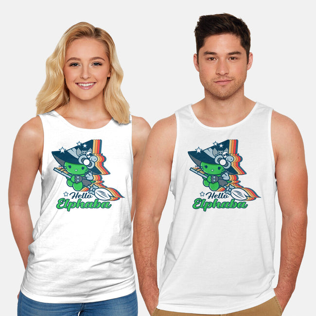 Hello Elphaba-Unisex-Basic-Tank-palmstreet