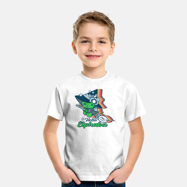 Hello Elphaba-Youth-Basic-Tee-palmstreet