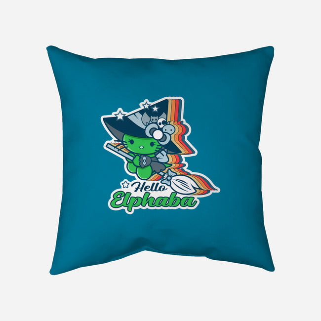 Hello Elphaba-None-Removable Cover w Insert-Throw Pillow-palmstreet