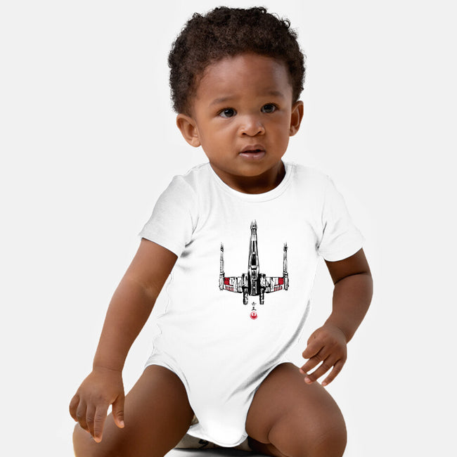 Red Five Sumi-e-Baby-Basic-Onesie-DrMonekers