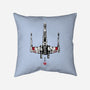 Red Five Sumi-e-None-Removable Cover w Insert-Throw Pillow-DrMonekers