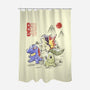 Second Gen Starter Sumi-e-None-Polyester-Shower Curtain-Astrobot Invention