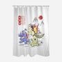 Second Gen Starter Sumi-e-None-Polyester-Shower Curtain-Astrobot Invention