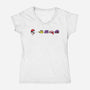 Pac-Ball Team R-Womens-V-Neck-Tee-krisren28