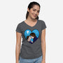 I Love You I Know-Womens-V-Neck-Tee-CarloJ1956