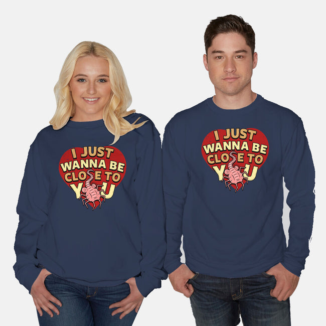 I Just Wanna Be Close To You-Unisex-Crew Neck-Sweatshirt-Boggs Nicolas