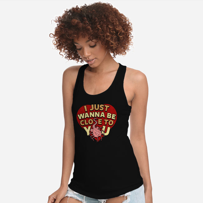 I Just Wanna Be Close To You-Womens-Racerback-Tank-Boggs Nicolas