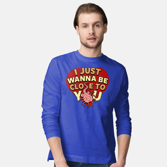 I Just Wanna Be Close To You-Mens-Long Sleeved-Tee-Boggs Nicolas