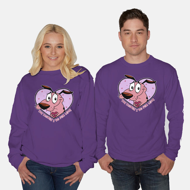 The Things I Do For Love-Unisex-Crew Neck-Sweatshirt-Alexhefe