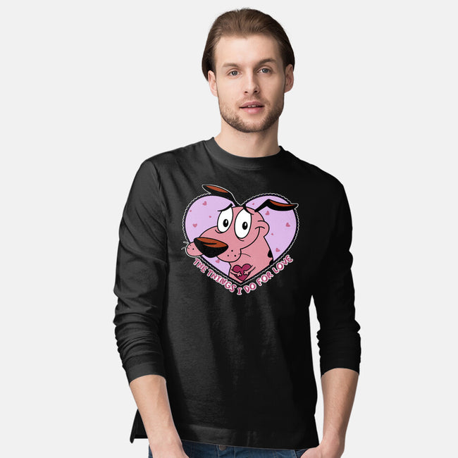 The Things I Do For Love-Mens-Long Sleeved-Tee-Alexhefe