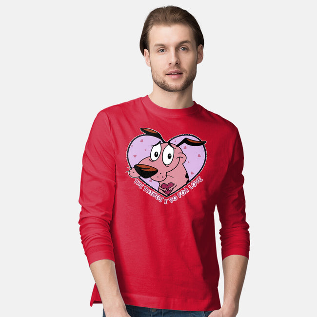 The Things I Do For Love-Mens-Long Sleeved-Tee-Alexhefe