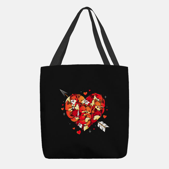 Love Foxes-None-Basic Tote-Bag-Vallina84