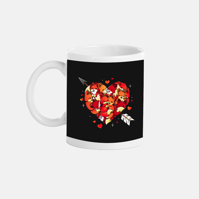 Love Foxes-None-Mug-Drinkware-Vallina84