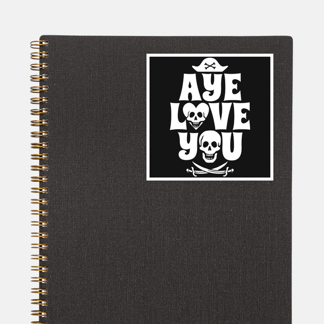 Aye Love You-None-Glossy-Sticker-Boggs Nicolas