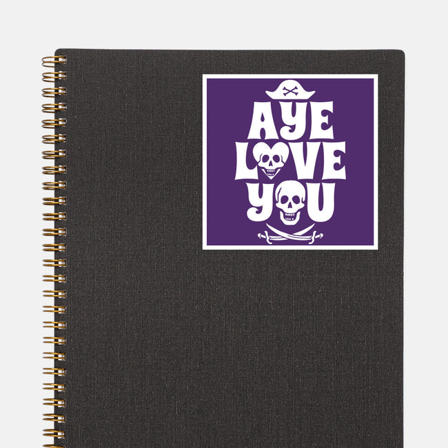 Aye Love You-None-Glossy-Sticker-Boggs Nicolas