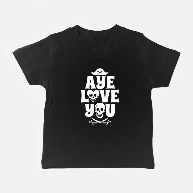 Aye Love You-Baby-Basic-Tee-Boggs Nicolas