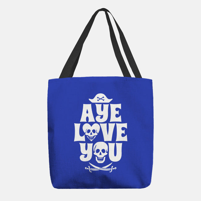 Aye Love You-None-Basic Tote-Bag-Boggs Nicolas