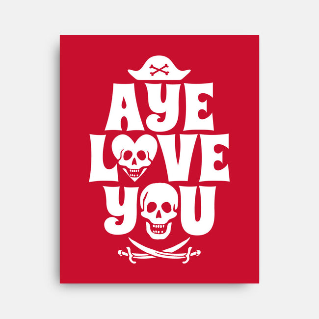 Aye Love You-None-Stretched-Canvas-Boggs Nicolas