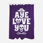 Aye Love You-None-Polyester-Shower Curtain-Boggs Nicolas