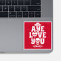 Aye Love You-None-Glossy-Sticker-Boggs Nicolas