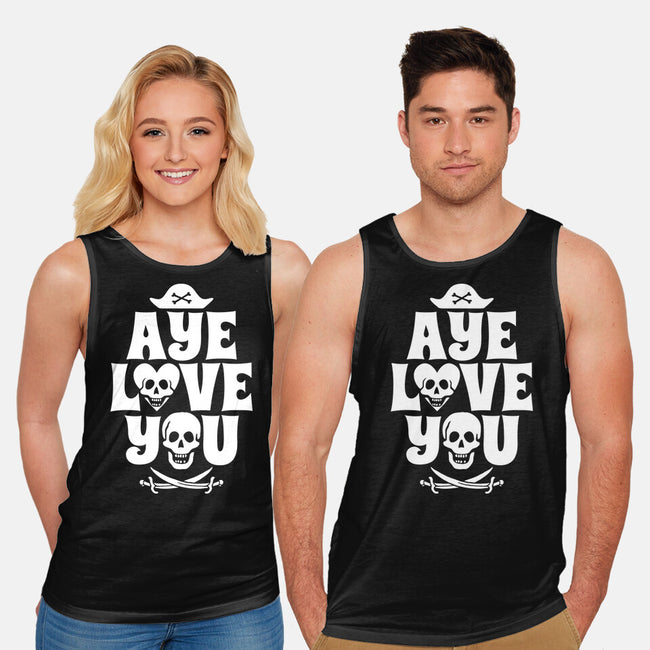 Aye Love You-Unisex-Basic-Tank-Boggs Nicolas