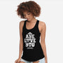 Aye Love You-Womens-Racerback-Tank-Boggs Nicolas