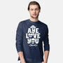 Aye Love You-Mens-Long Sleeved-Tee-Boggs Nicolas