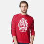 Aye Love You-Mens-Long Sleeved-Tee-Boggs Nicolas