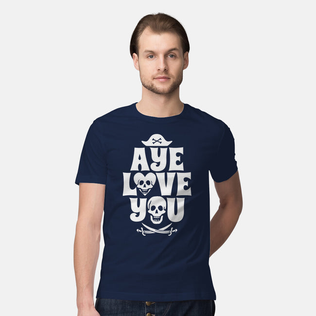 Aye Love You-Mens-Premium-Tee-Boggs Nicolas